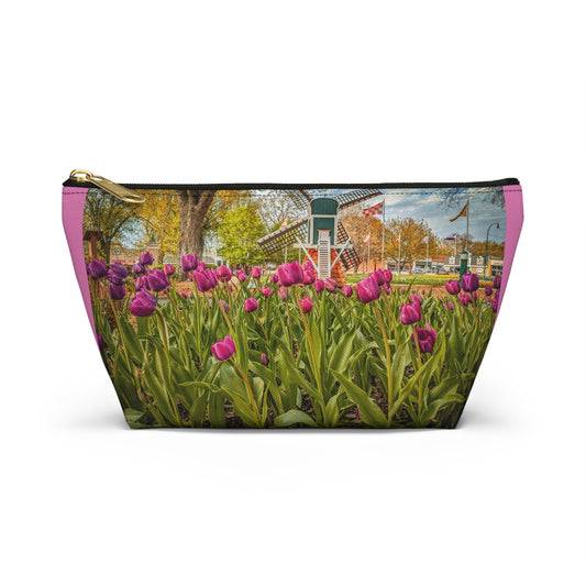Windmill Tulip Pouch w T-bottom (SP Photography Collection) PINK