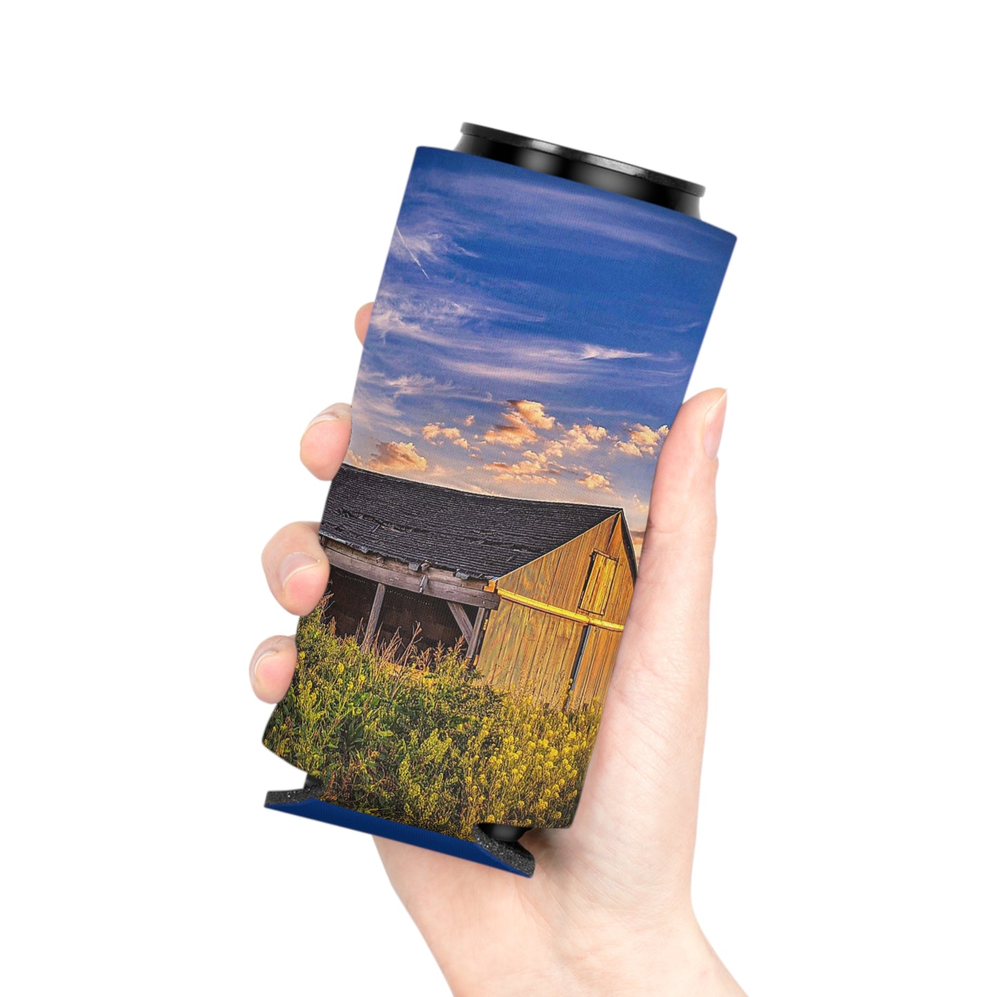 Beautiful Barn Slim Can Cooler Sleeve (SP Photography Collection) BLUE