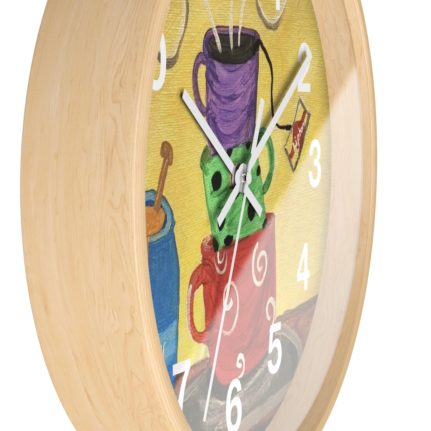 Cup Of Tea Wall Clock (Brookson Collection)