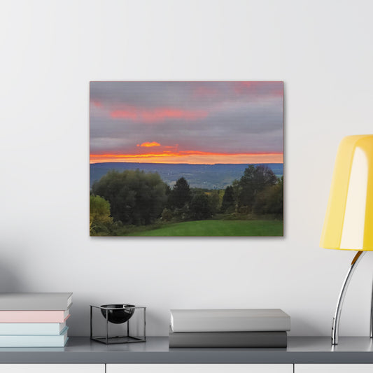 Purple Sunset Gallery  Canvas Wrap (B & J Collections)