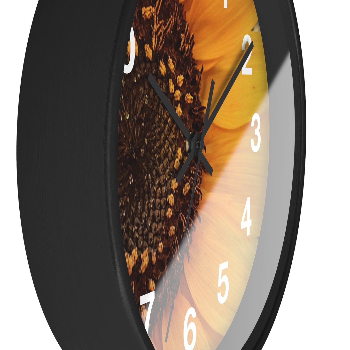 Sun Ray Sunflower Wall Clock (SP Photography Collection)