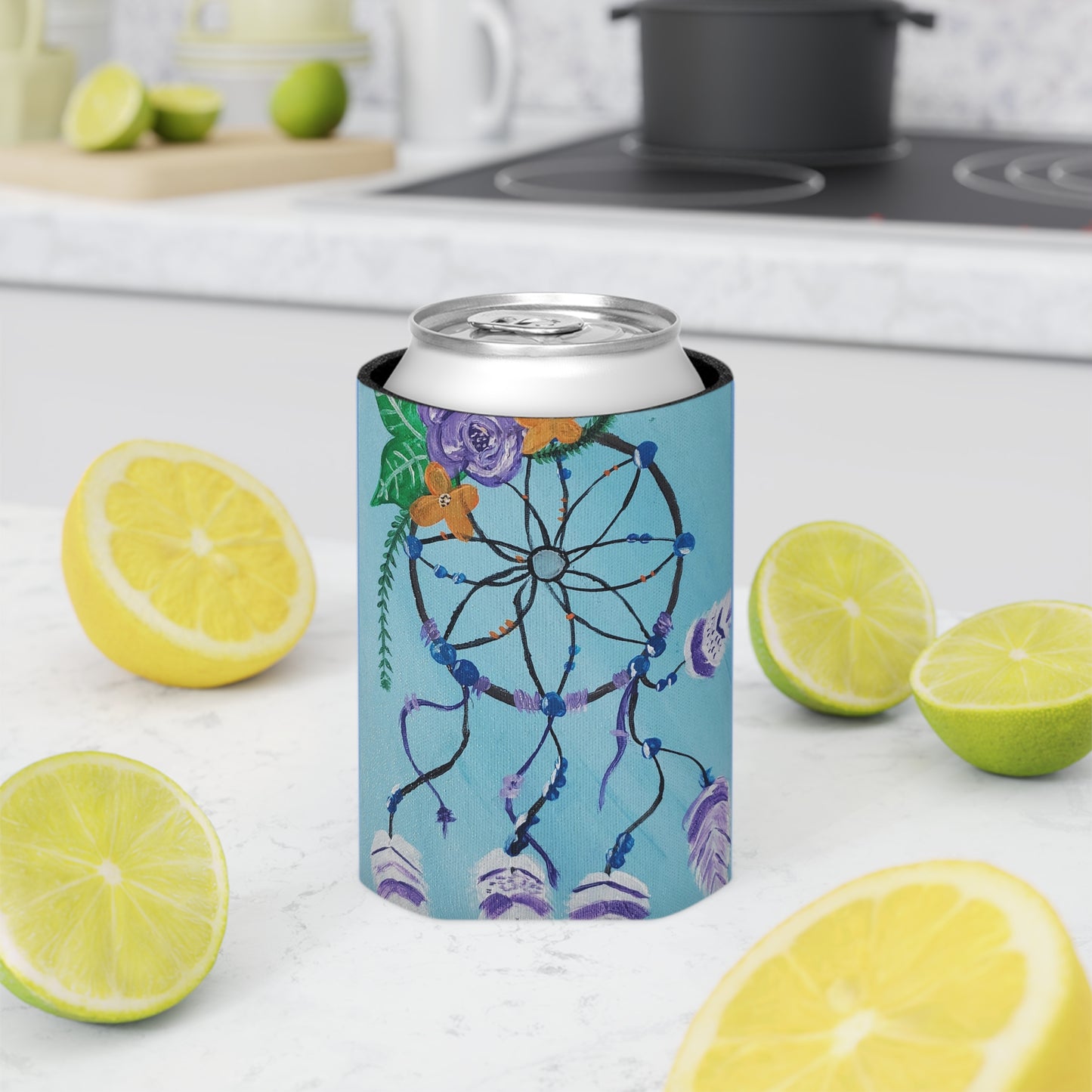 Sweet Dreams Regular Can Cooler Sleeve (Brookson Collection) BLUE