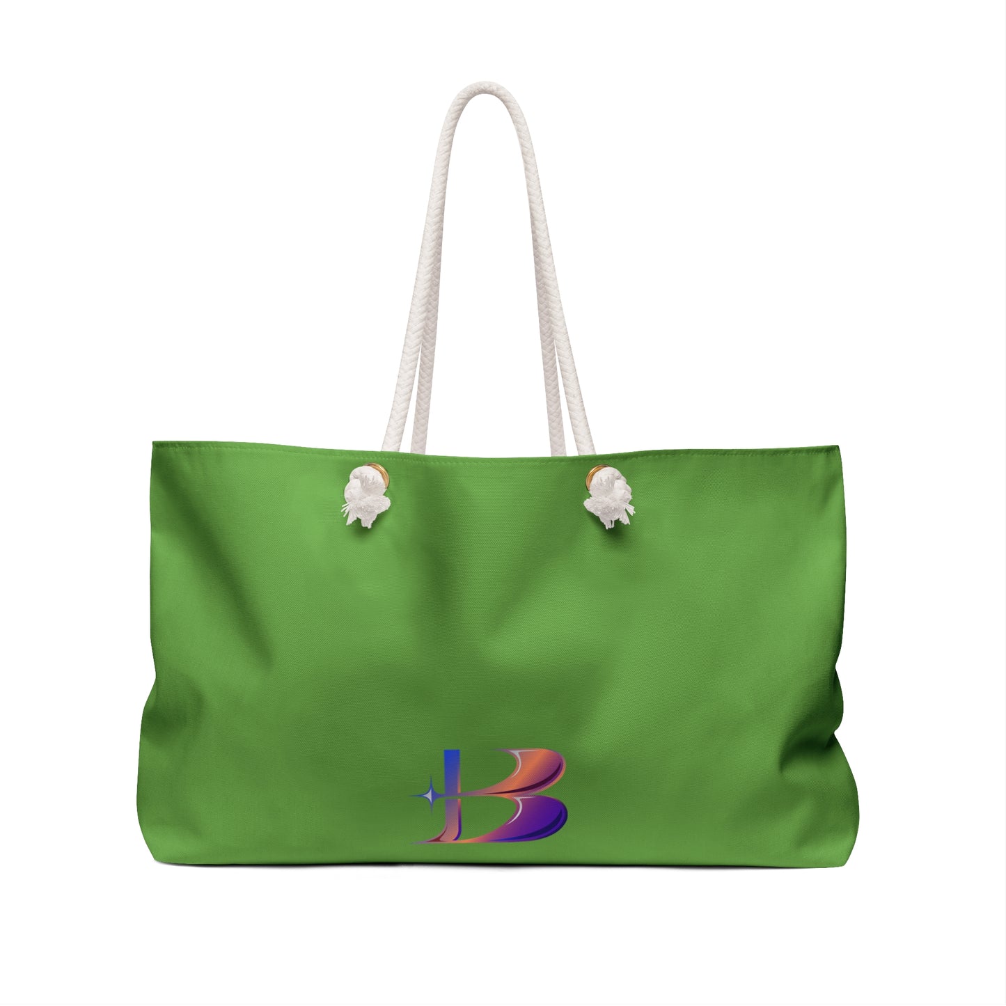 Marguerite Mushroom Weekender Bag (Peculiar Paintings Collection) GREEN