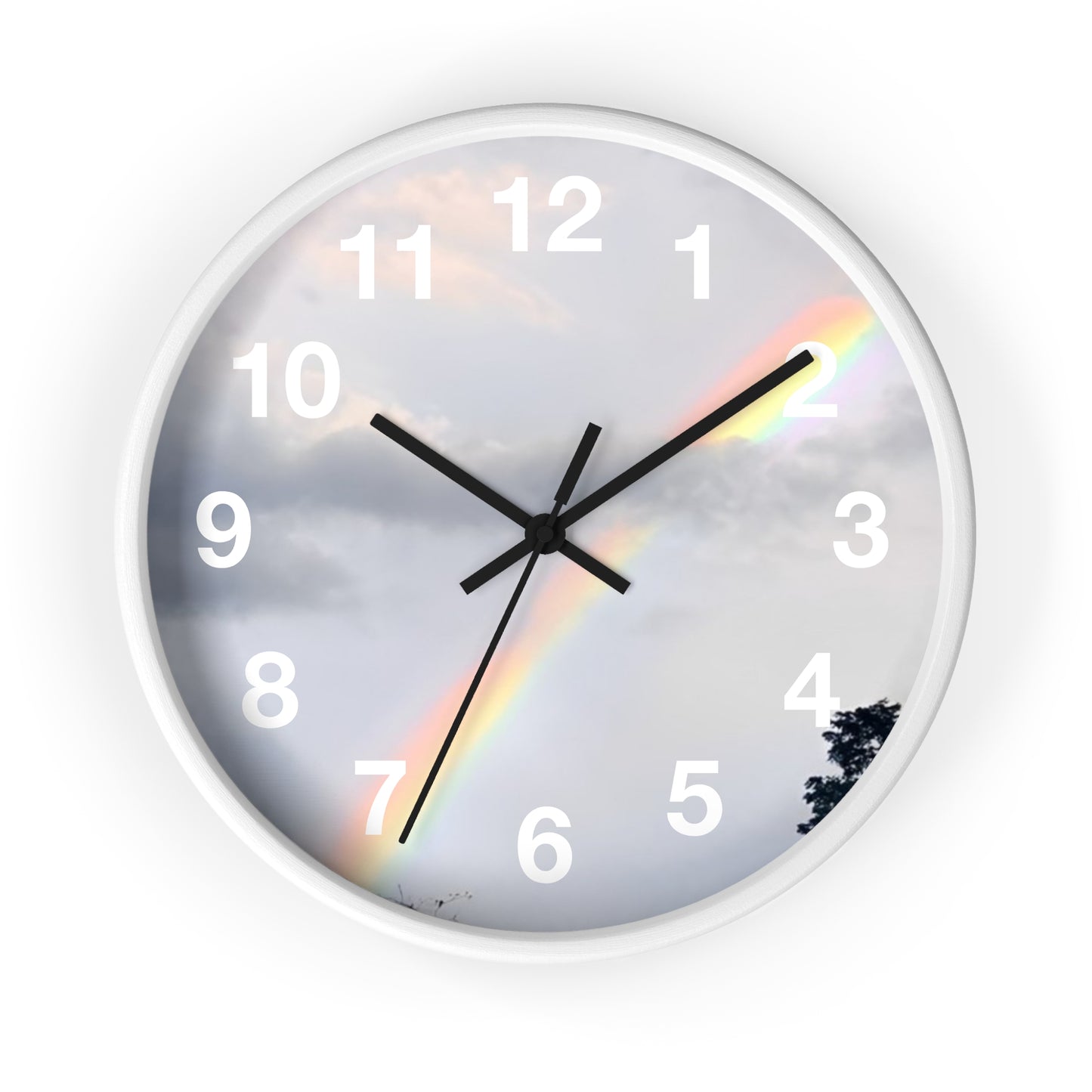 Rainbow Wall Clock (Enchanted Exposures By Tammy Lyne)