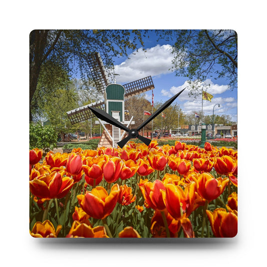 Windmill Garden Wall Clock (SP Photography Collection)