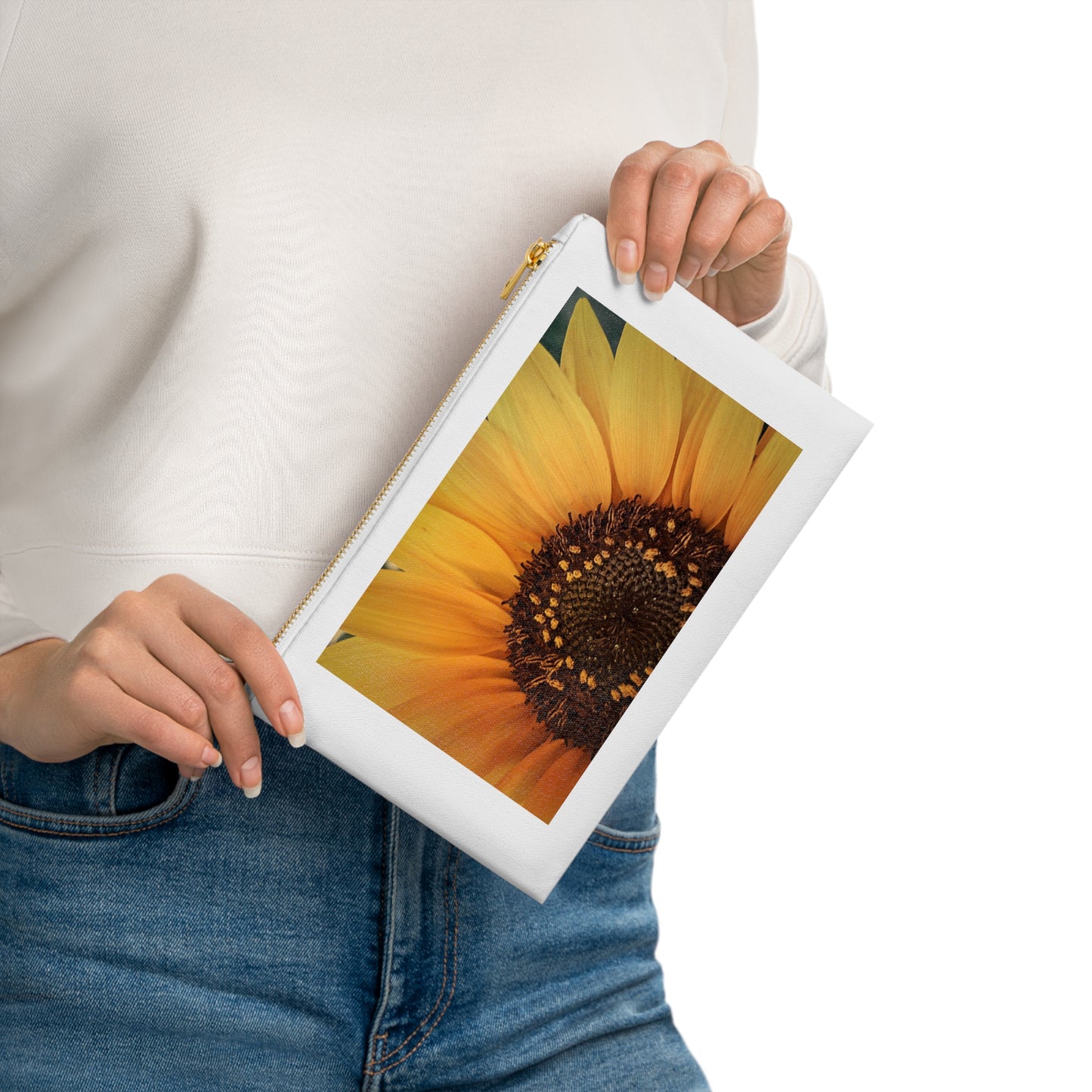 Sun Ray Sunflower Cosmetic Bag (SP Photography Collection)