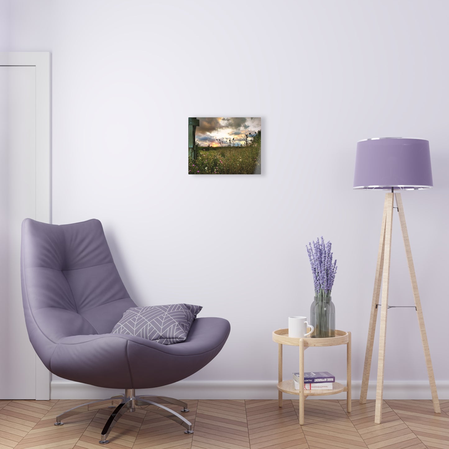 Cloudy Field Acrylic Prints (SP Photography Collection)