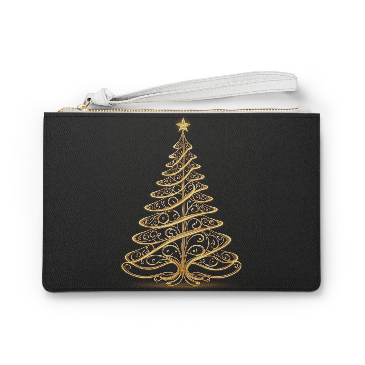 Golden Tree Large Clutch Bag (ai B & J Collections) BLACK