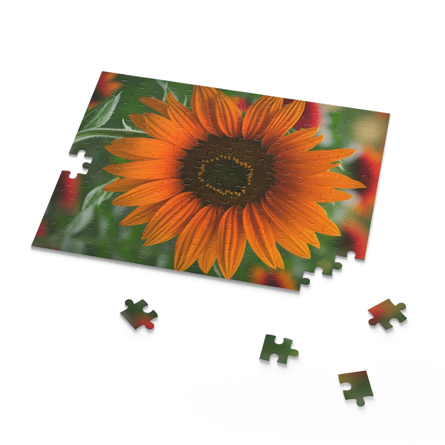 Orange Sunflower Puzzle (SP Photography Collection) (120, 252, 500-Piece)