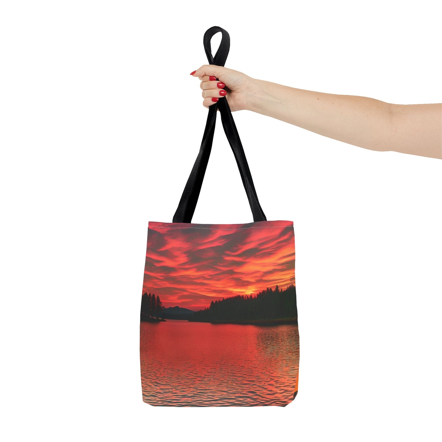 Red Sunset Tote Bag (SP Photography Collection) ORANGE