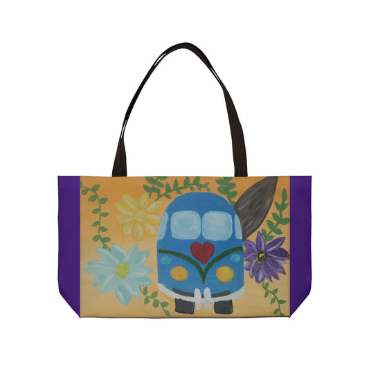 Beach Ride Weekender Tote Bag (Brookson Collection) PURPLE