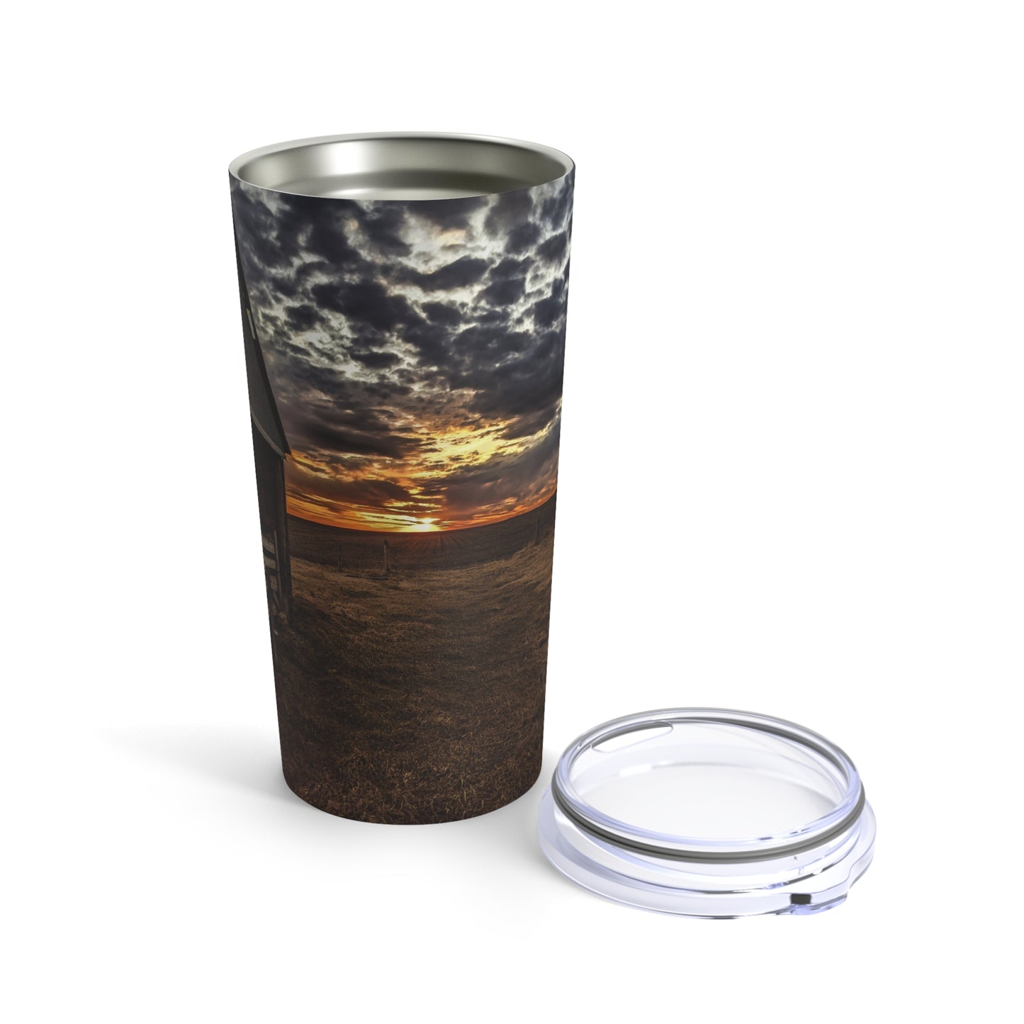 Gray Skies Tumbler 20oz (SP Photography Collection) BLACK