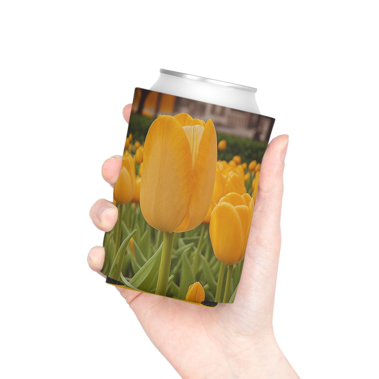 Yellow Tulip Can Regular Cooler Sleeve (SP Photography Collection) YELLOW