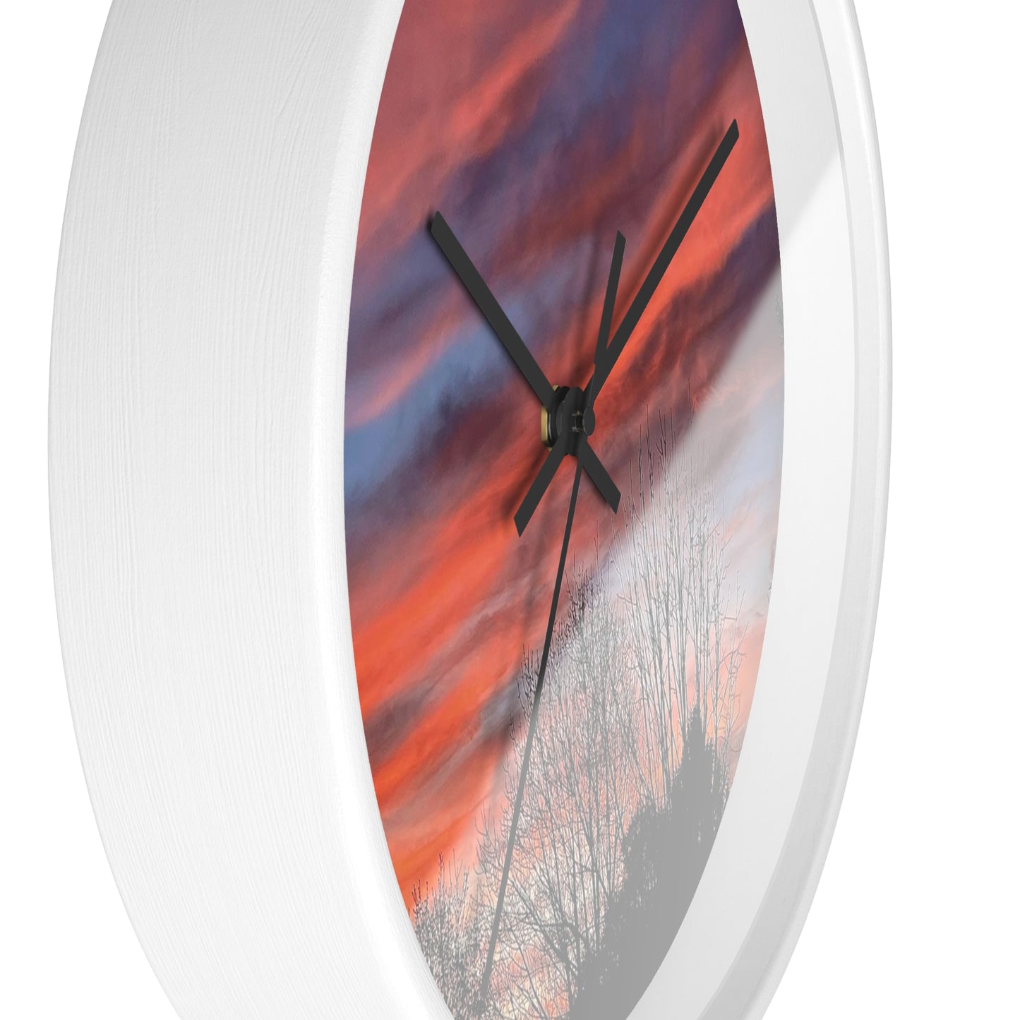 Pink Sky Wall Clock (B & J Collections)