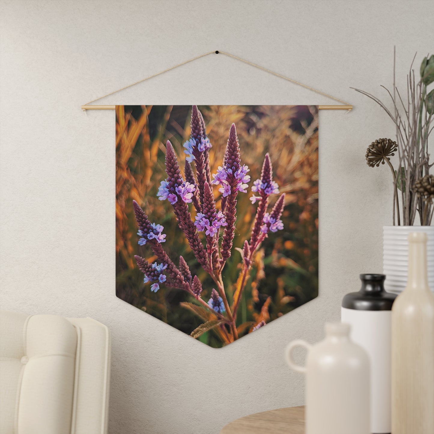 Purple Field Pennant (SP Photography Collection)