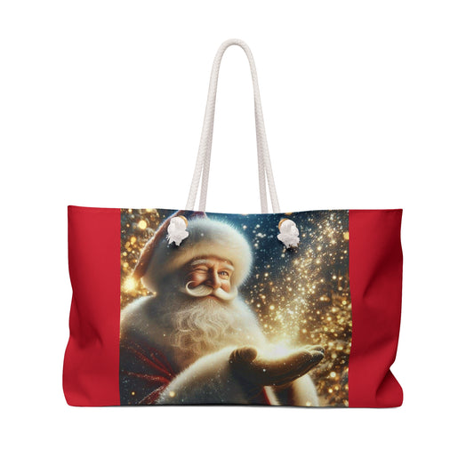 Santa Magic Weekender Bag (ai B & J Collections) RED