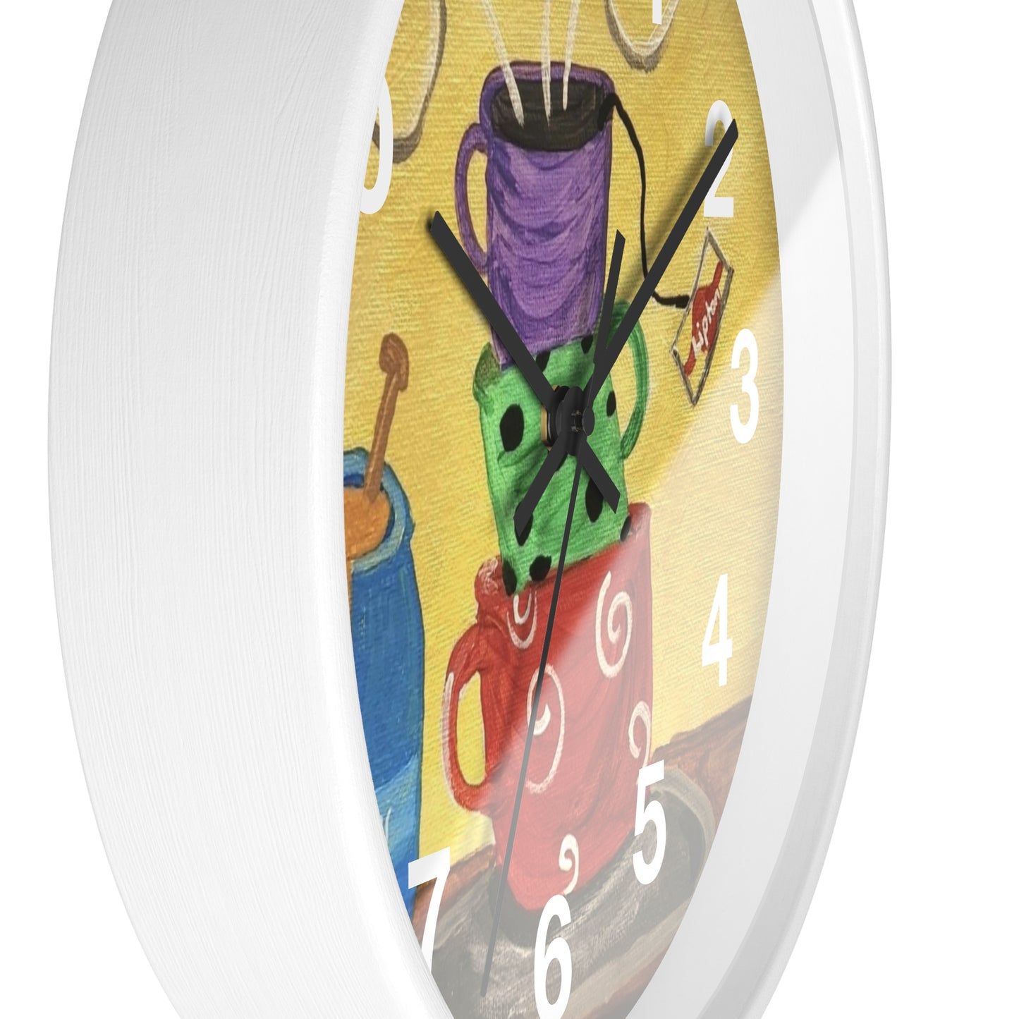 Cup Of Tea Wall Clock (Brookson Collection)