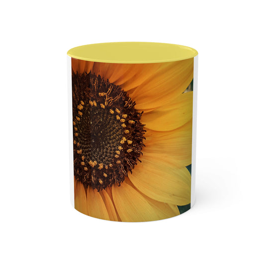 Sun Ray Sunflower Mug, 11oz (SP Photography Collection) YELLOW