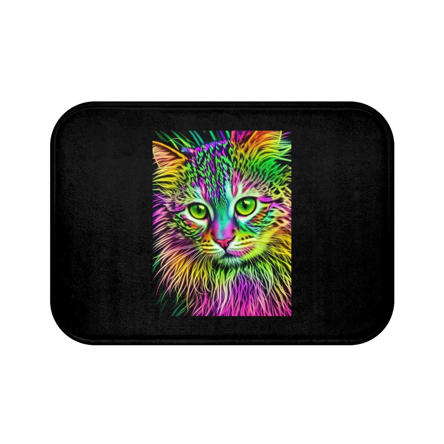 Colorful Kitty Bath Mat (SP Photography Collection)