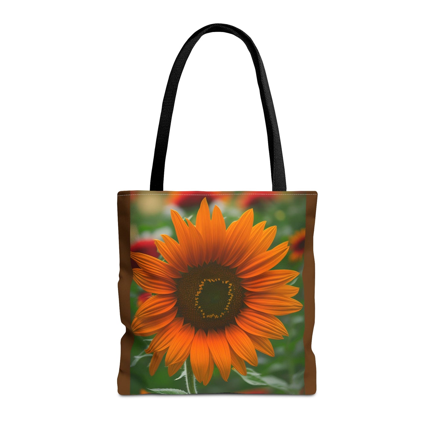 Orange Sunflower Tote Bag (SP Photography Collection) BROWN