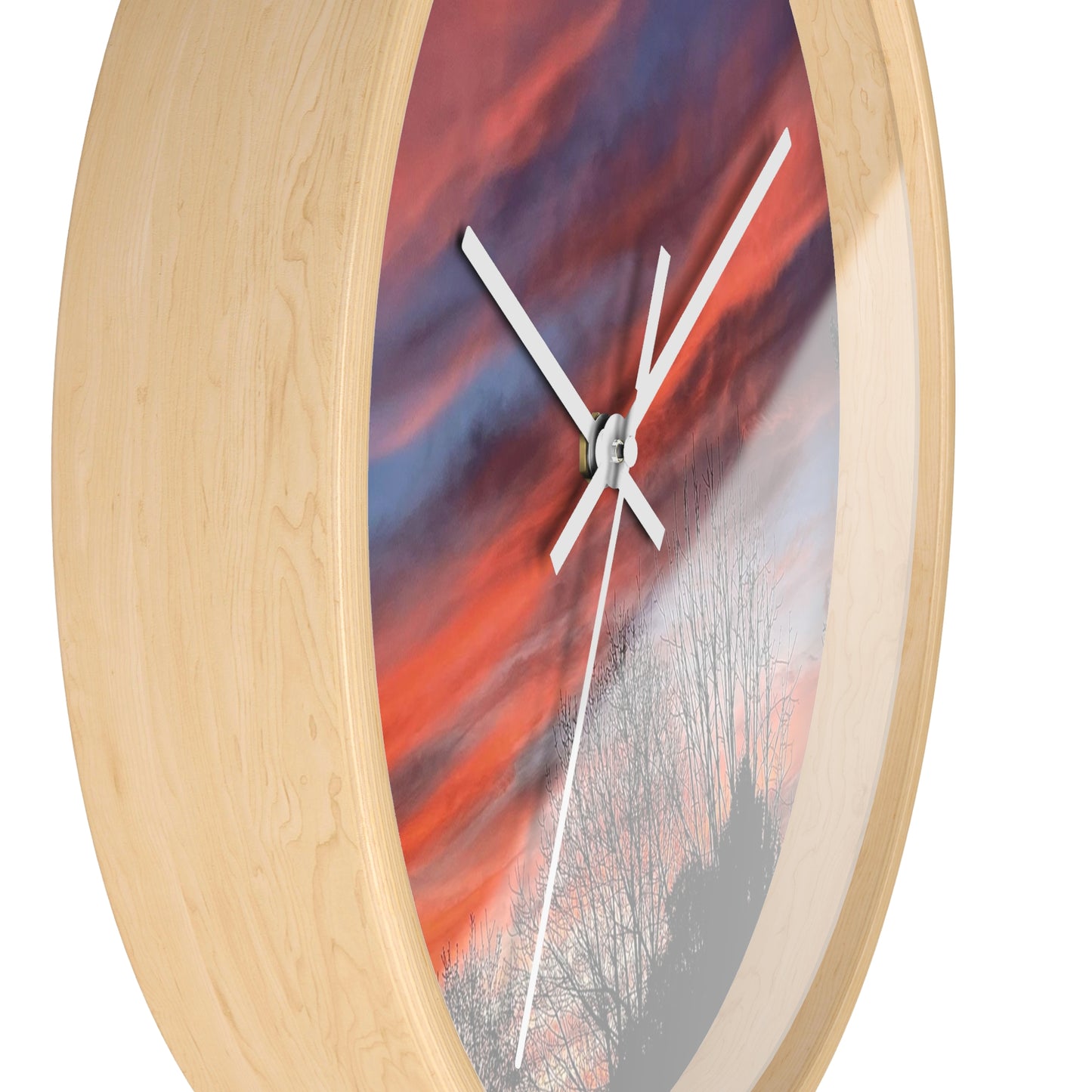 Pink Sky Wall Clock (B & J Collections)