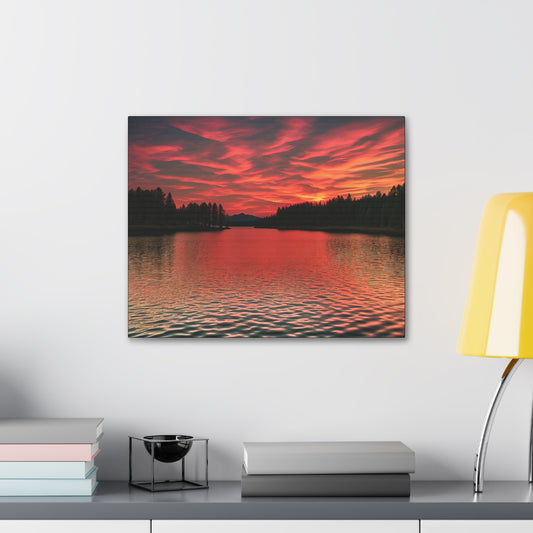 Red Sunset Wrap Canvas (SP Photography Collection)