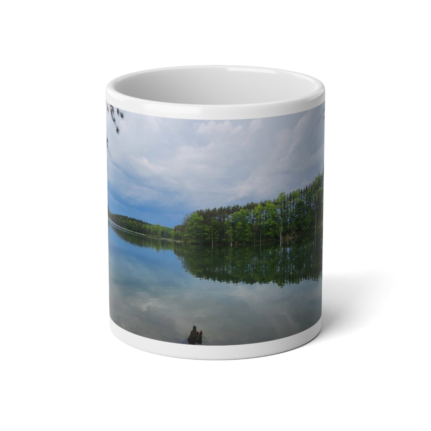 Peaceful Lake Jumbo Mug, 20oz (Savor The Moment Collection)