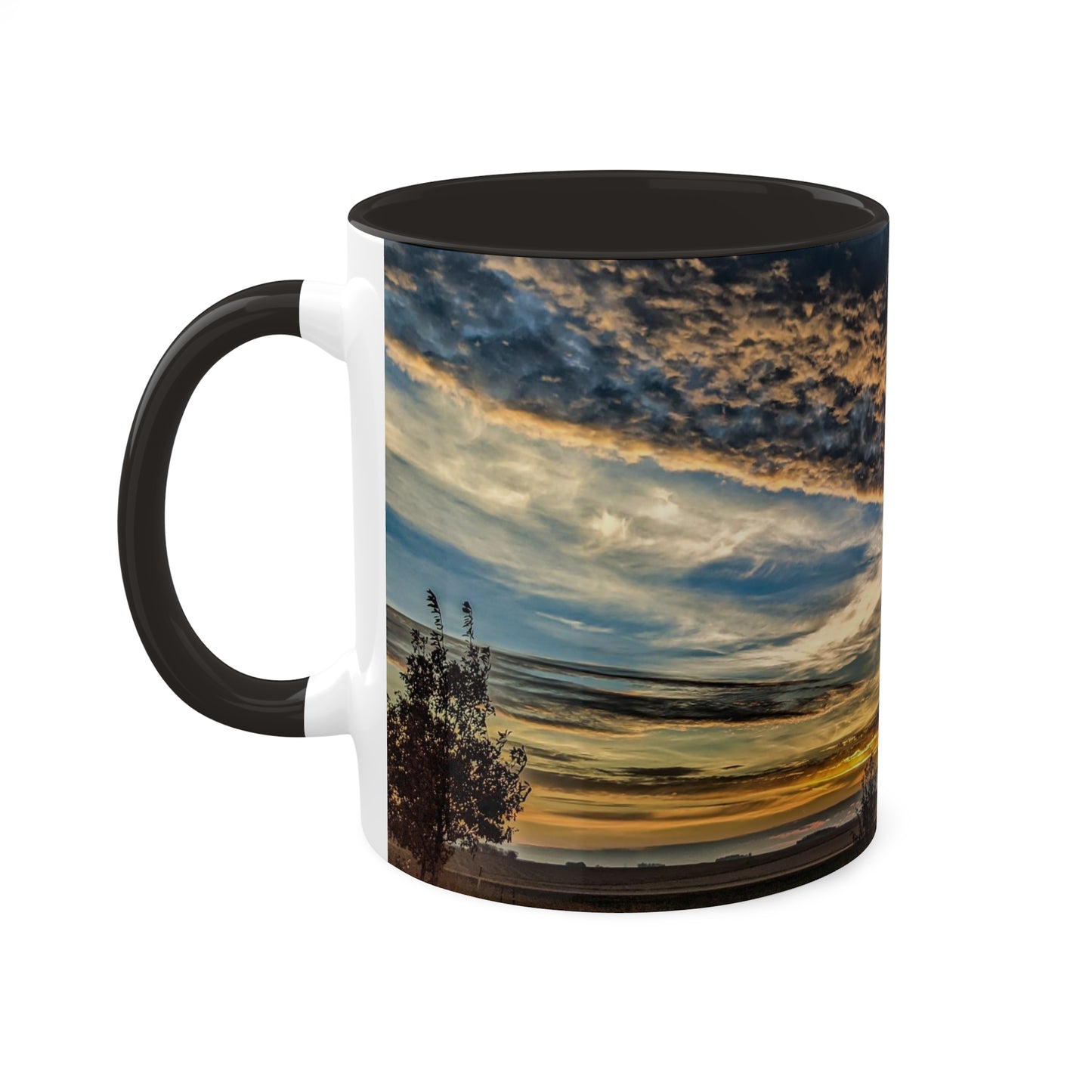 Sandy Skies Mug, 11oz (SP Photography Collection) BLACK