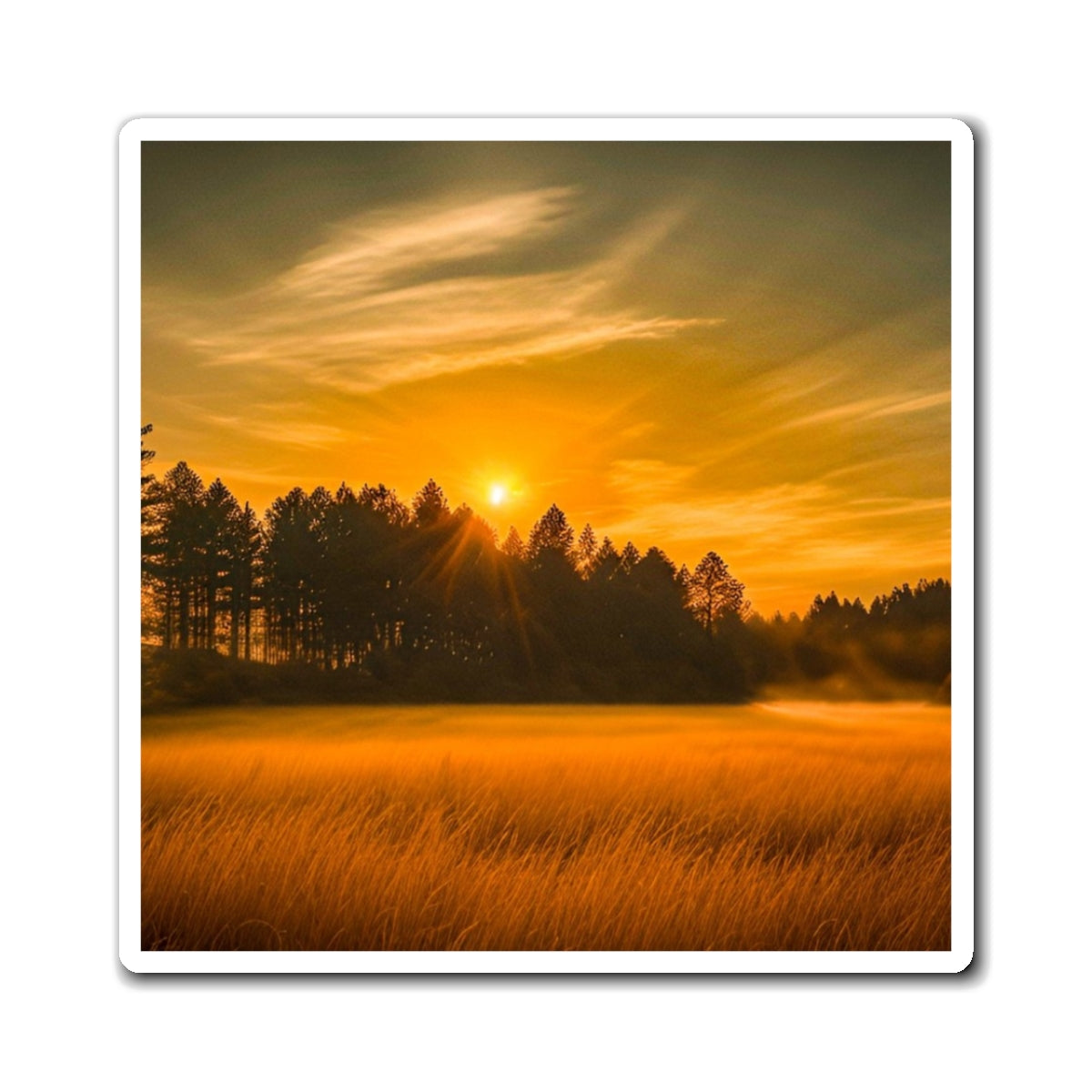 Field Sunset Magnet (SP Photography Collection)