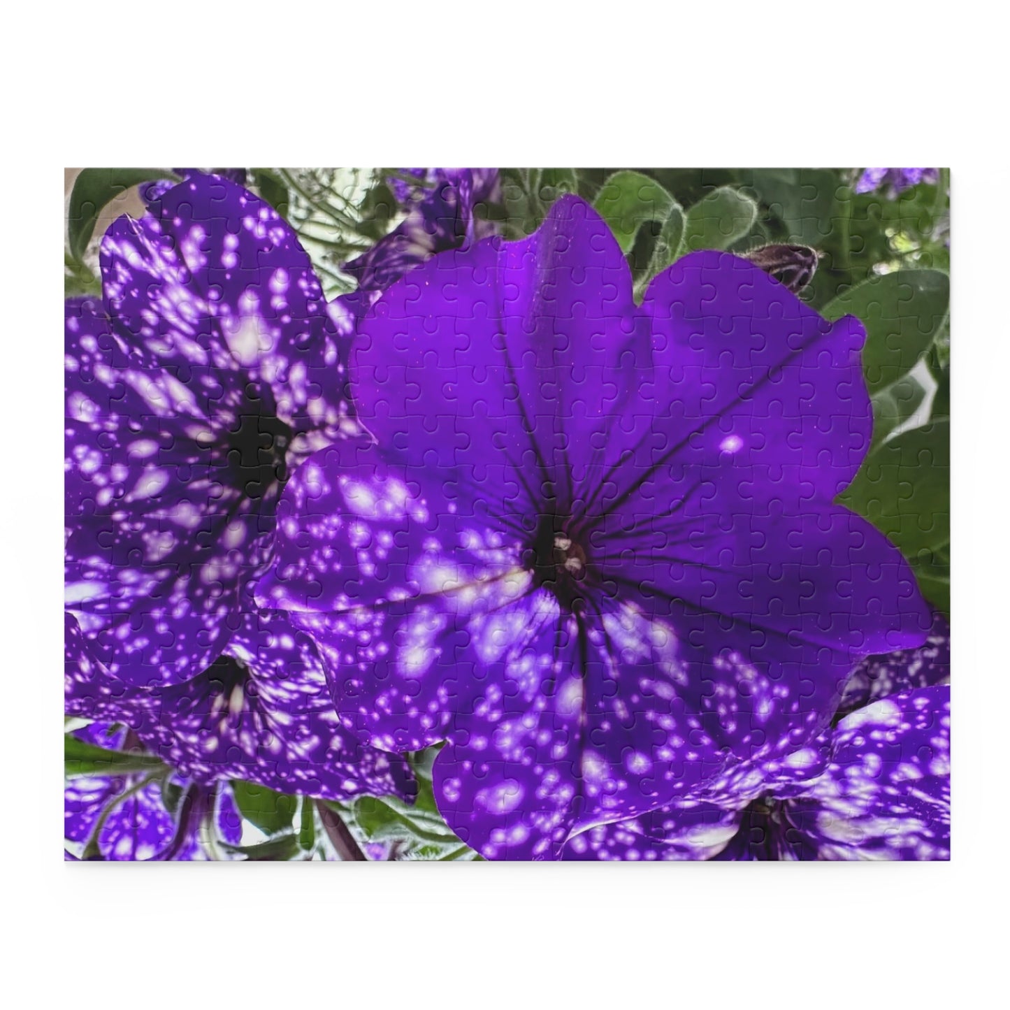 Purple Flower Puzzle (120, 252, 500-Piece) (Custom Creations By Catelyn)