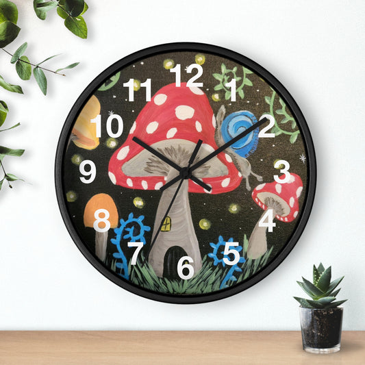 Magical Mushroom Wall Clock (Brookson Collection)