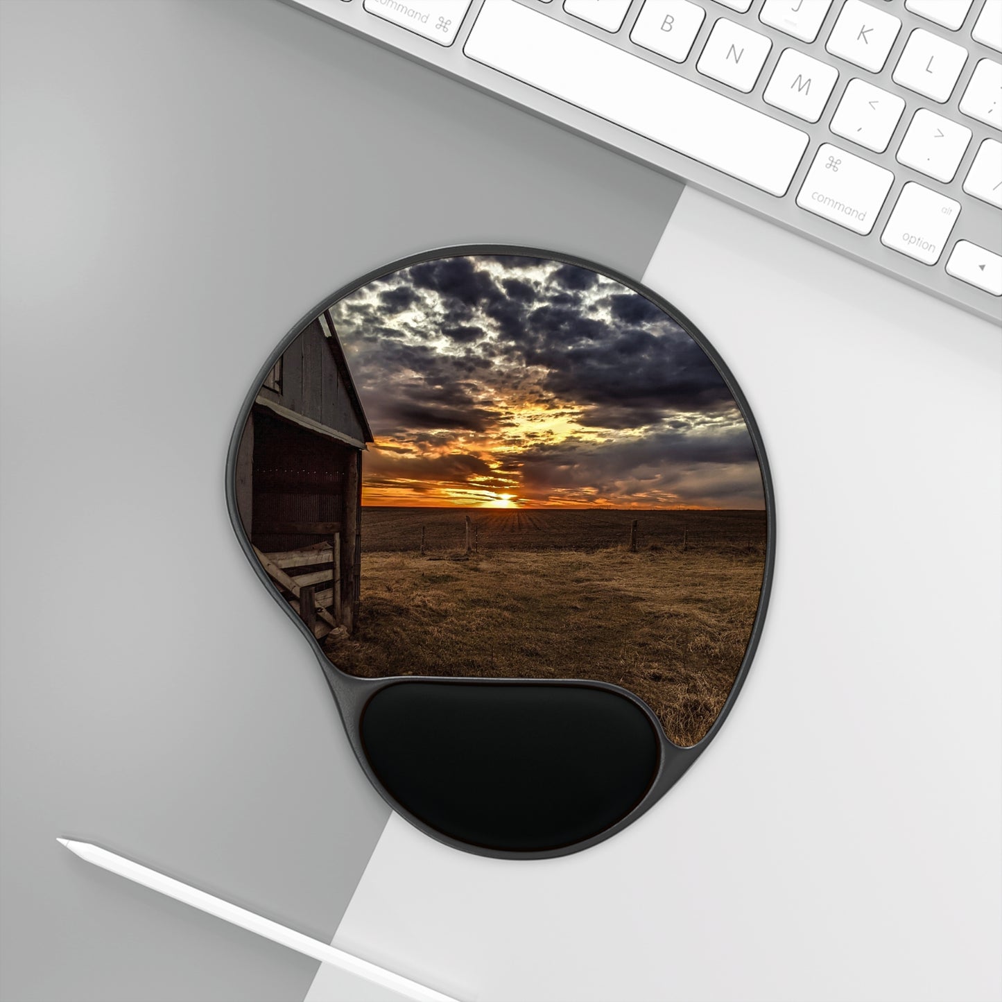 Gray Skies Mouse Pad With Wrist Rest (SP Photography Collection)