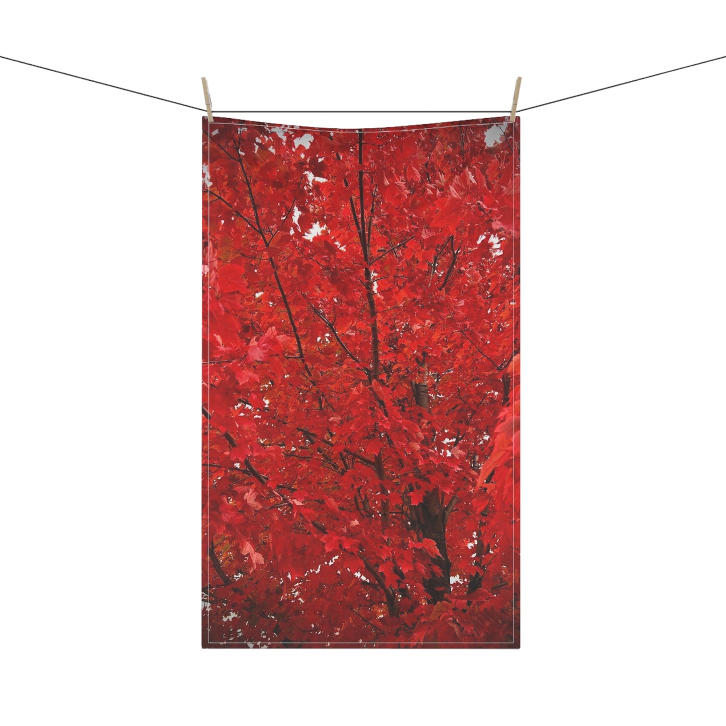 Fire Tree Kitchen Towel (Custom Creations By Catelyn)