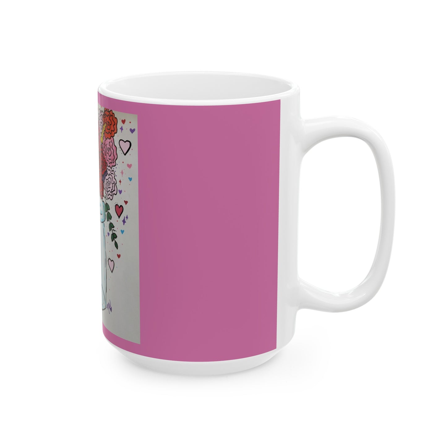 Valentines Day Ceramic Mug 11oz (Specialties Collection) PINK