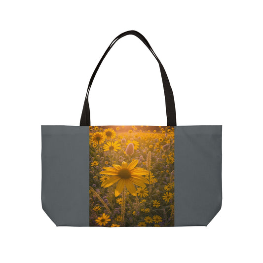 Narrow leaf Weekender Tote Bag (SP Photography Collection) GRAY