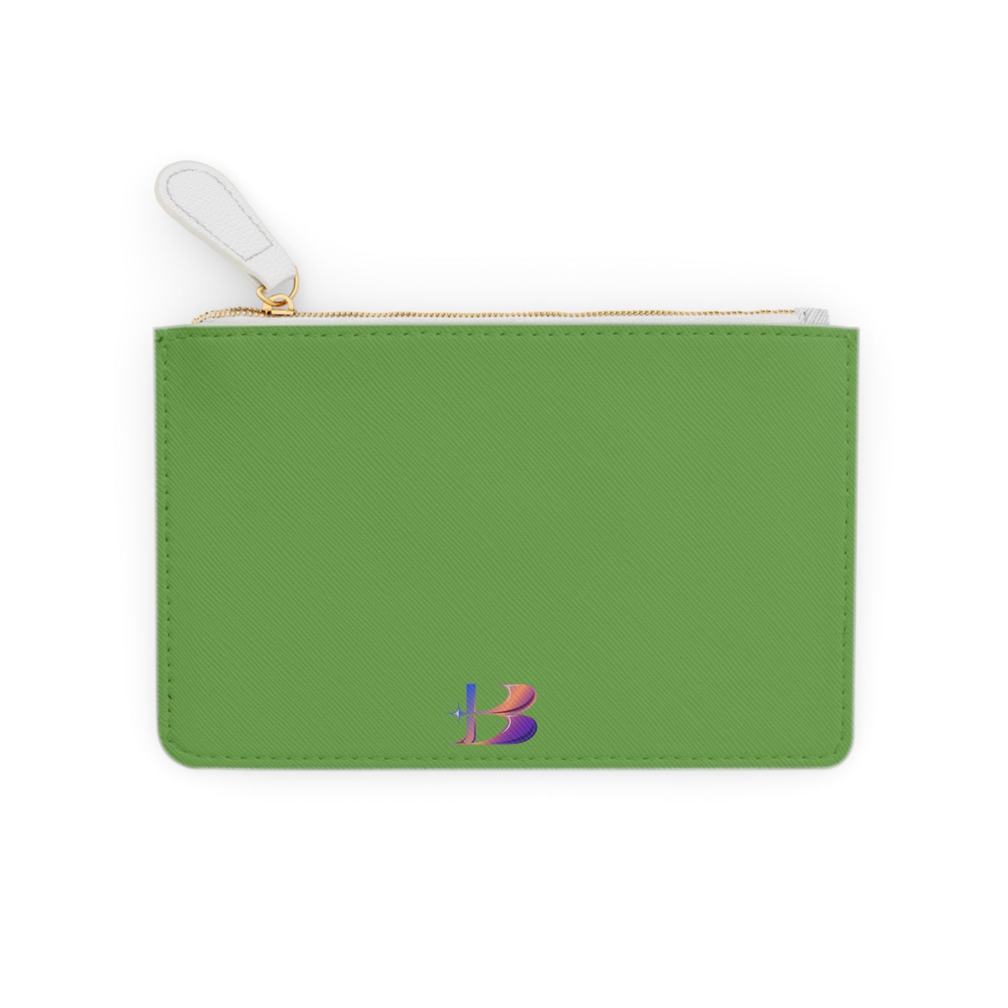 Marguerite Mushroom Mini Clutch Bag (Peculiar Paintings Collection) GREEN