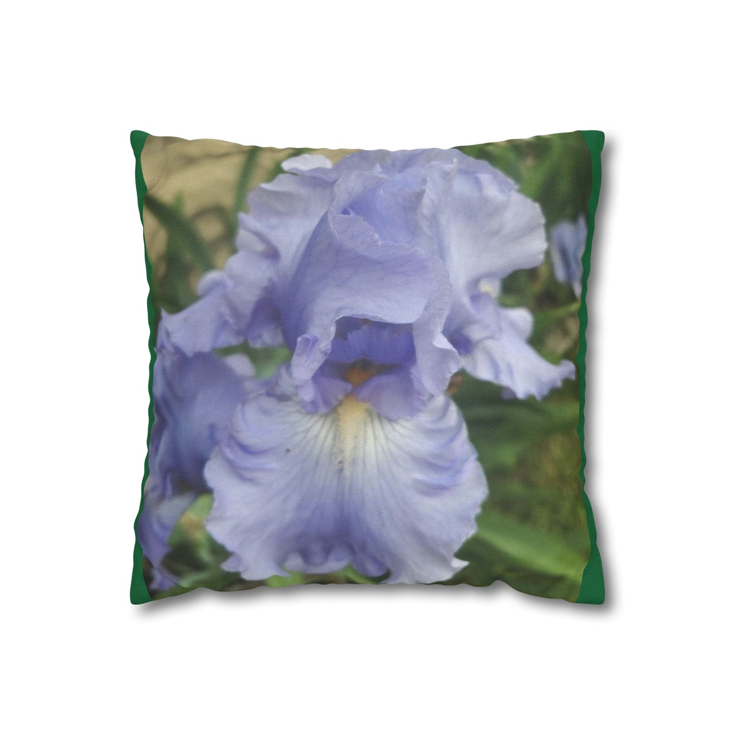 Spring Iris Pillow Case (B & J Collections) GREEN