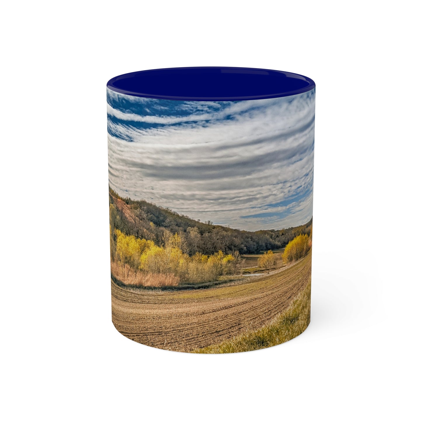 Rolling Clouds Road Mug, 11oz (SP Photography Collection) NAVY