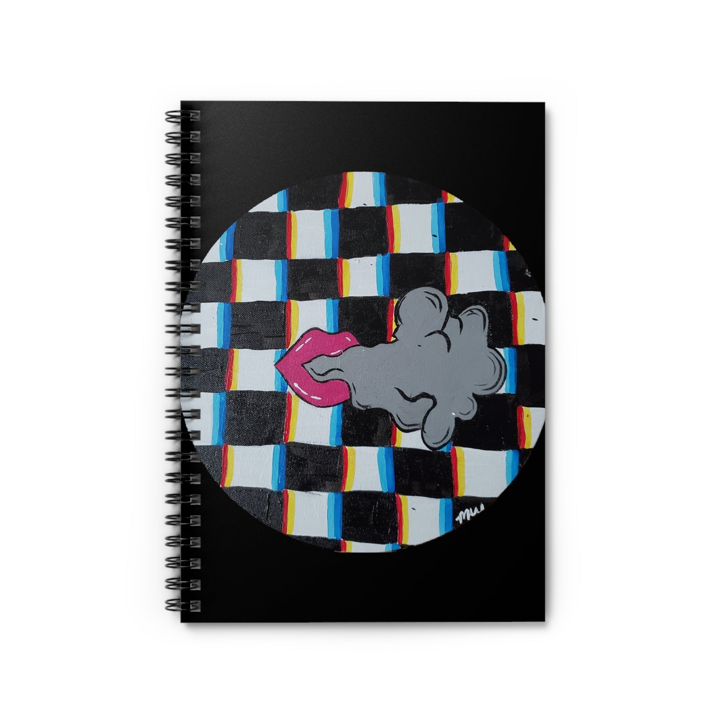 Smoke and Mirrors Spiral Notebook - Ruled Line (Peculiar Paintings Collection)