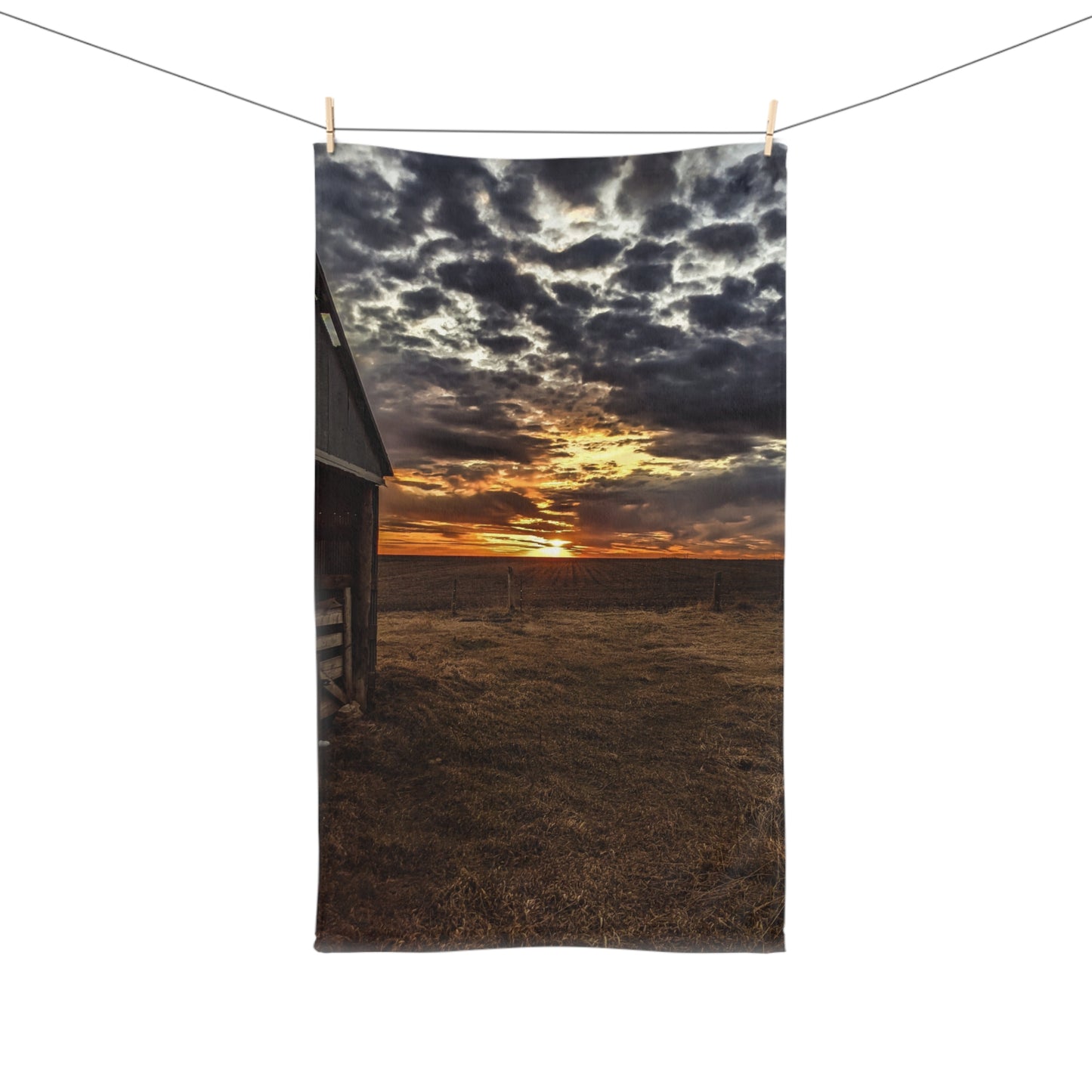 Gray Skies Hand Towel (SP Photography Collection)