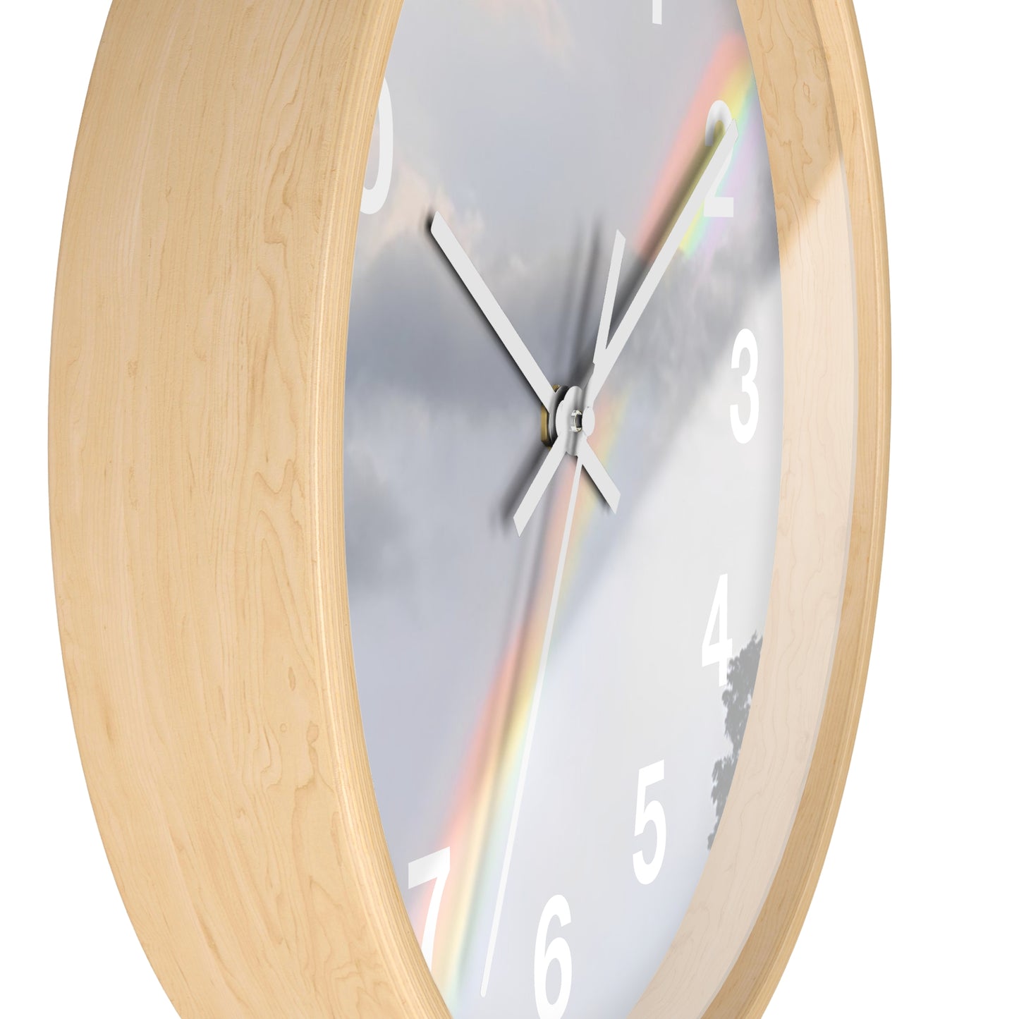 Rainbow Wall Clock (Enchanted Exposures By Tammy Lyne)