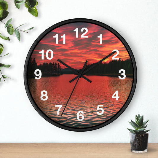 Red Sky Clock (SP Photography Collection)