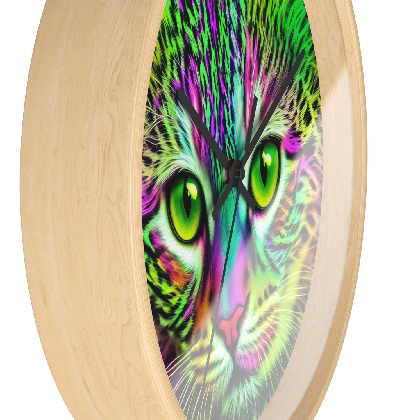 Colorful Kitty Clock (SP Photography Collection)