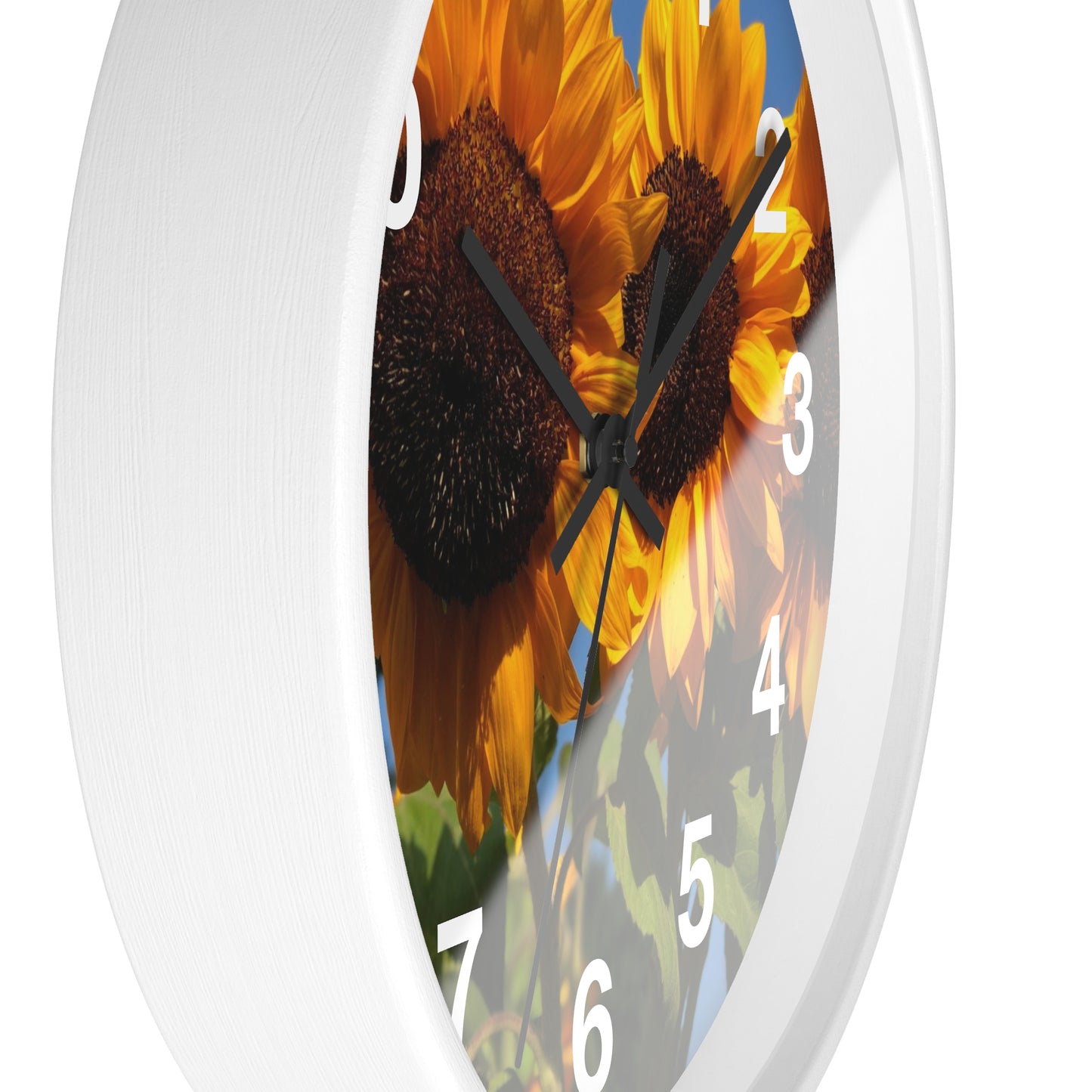 Bunched Sunflower Wall Clock (Custom Creations By Catelyn)