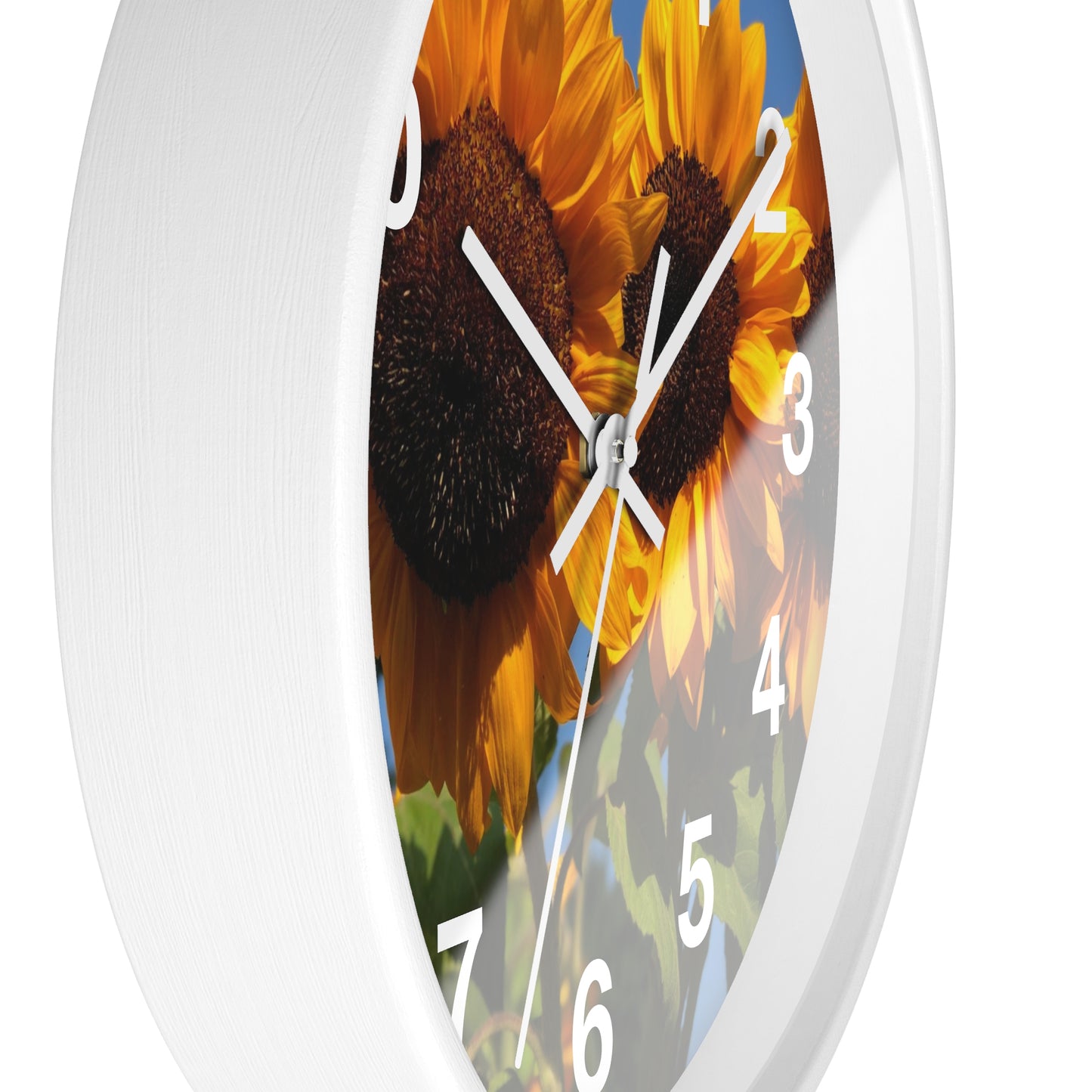 Bunched Sunflower Wall Clock (Custom Creations By Catelyn)