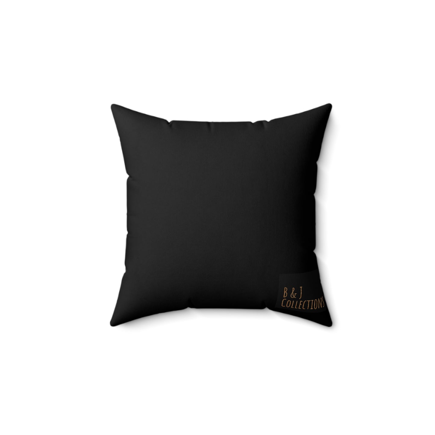 Pink Buttercup Polyester Square Pillow (SP Photography Collection) BLACK