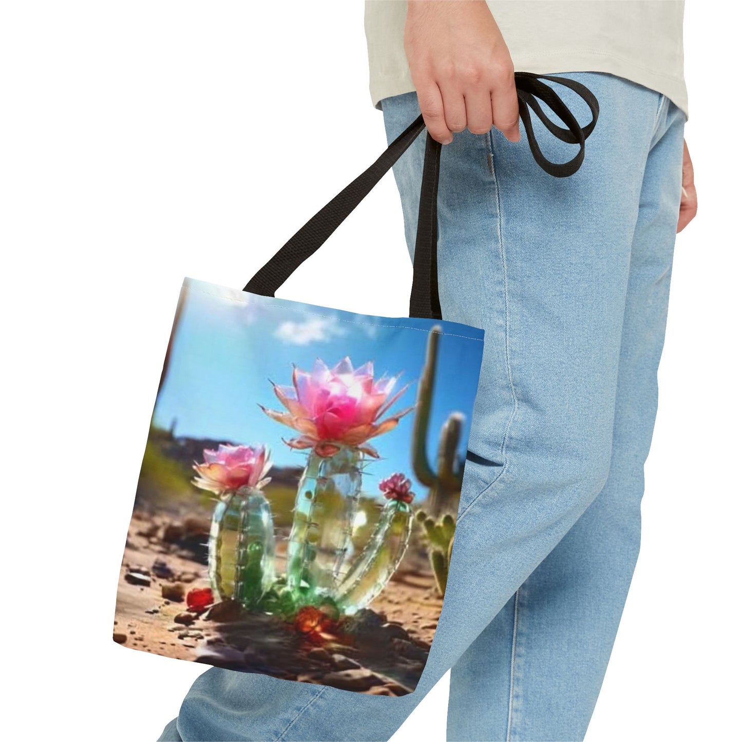 Cactus Tote Bag (aiB & J Collections) BLUE