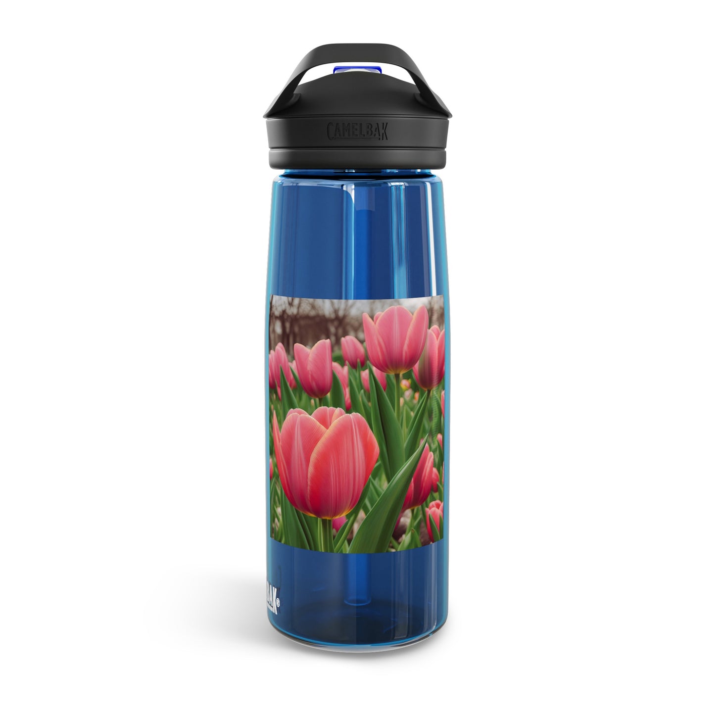 Pink Tulip CamelBak Eddy®  Water Bottle, 25oz (SP Photography Collection)