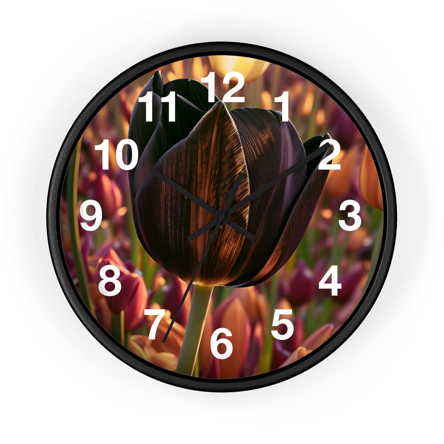 Purple Tulip Clock (SP Photography Collection)