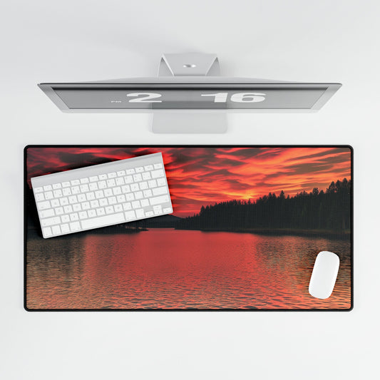 Red Sunset Desk Mat (SP Photography Collection)